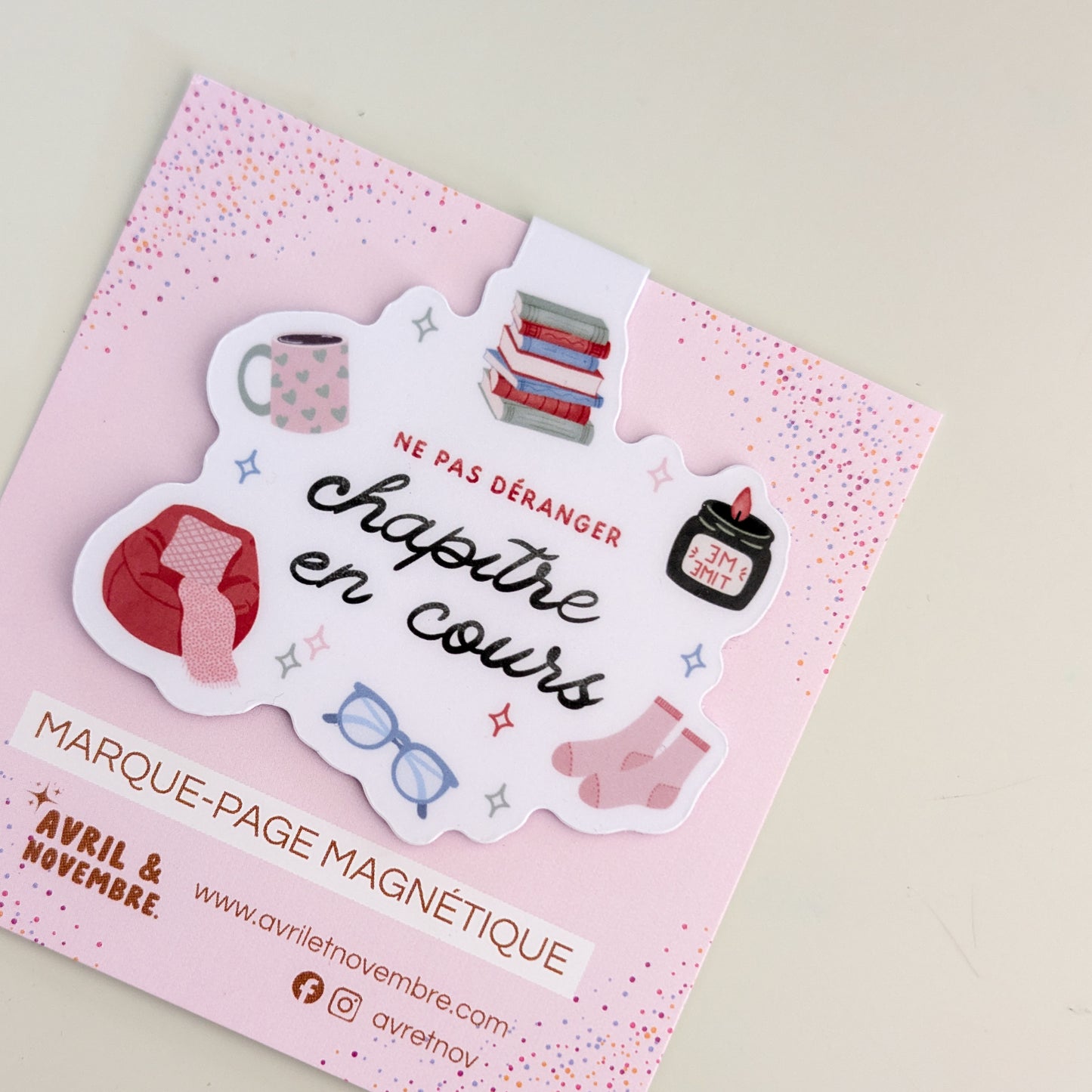 Marque-Page Magnétique – Ne pas déranger, chapitre en cours