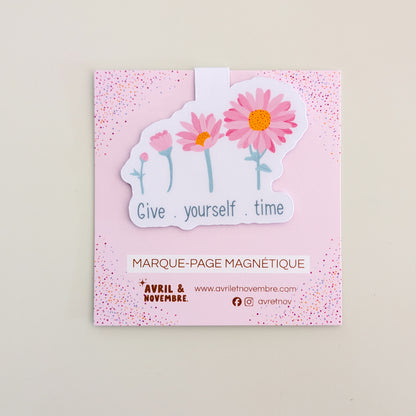 Marque-Page Magnétique – Give yourself time