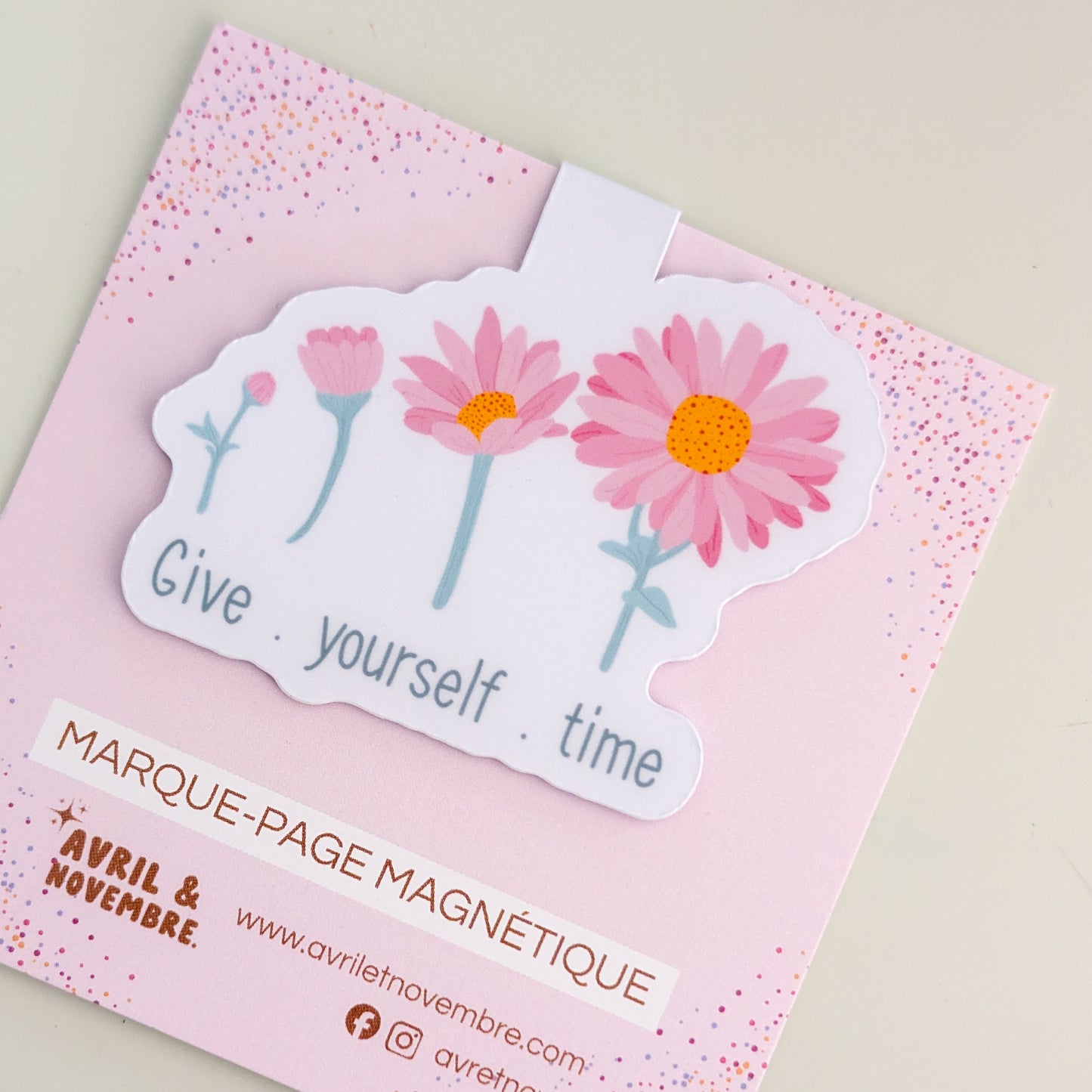 Marque-Page Magnétique – Give yourself time