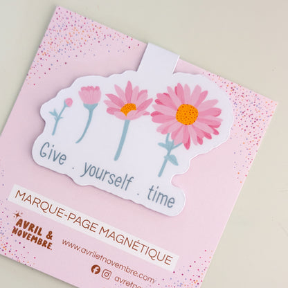 Marque-Page Magnétique – Give yourself time