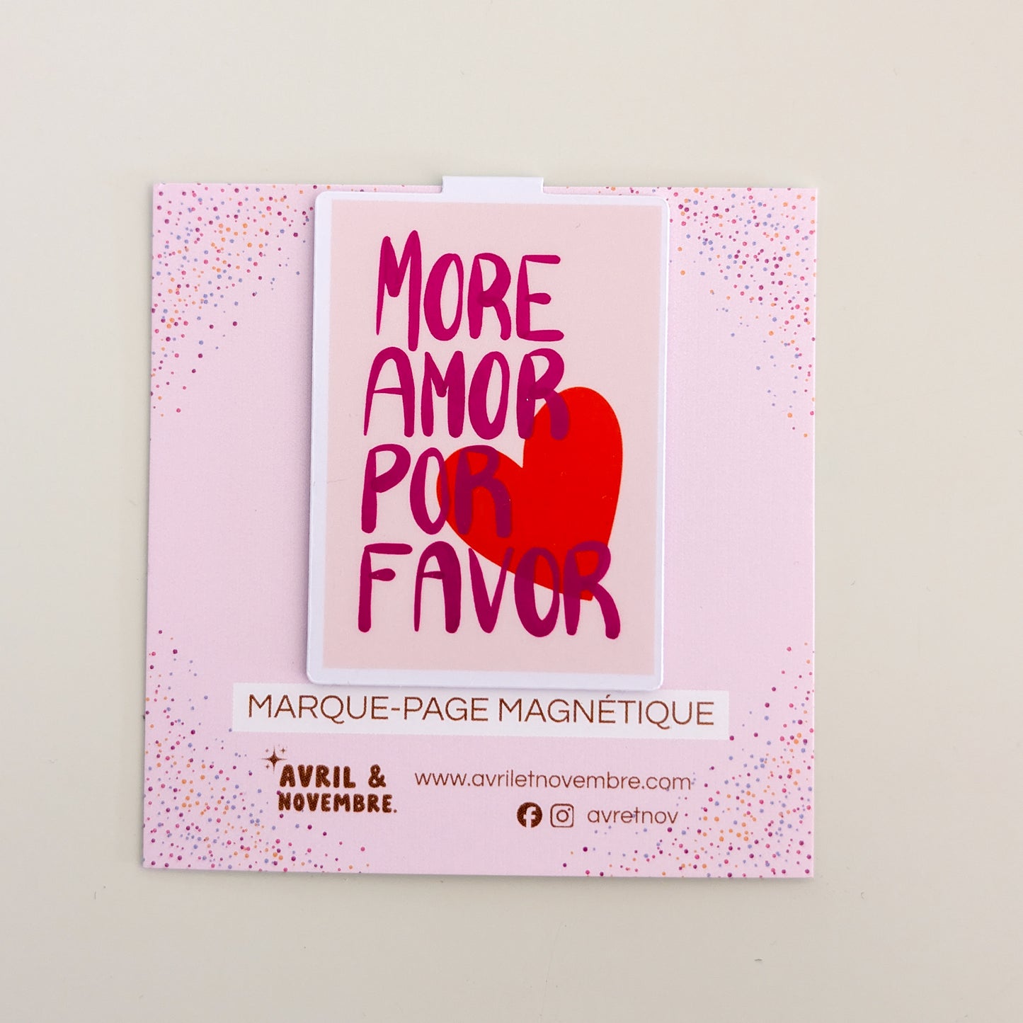 Marque-Page Magnétique – More amor por favor