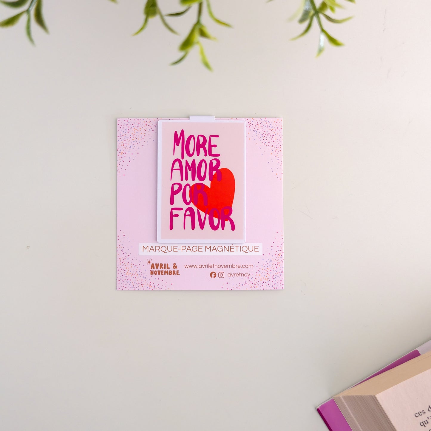 Marque-Page Magnétique – More amor por favor