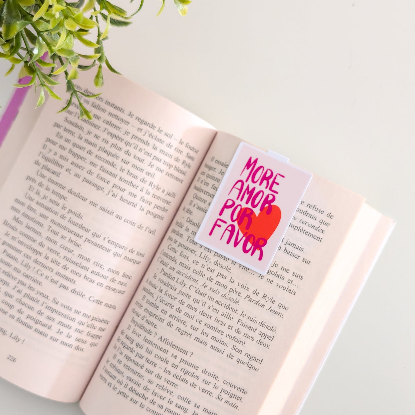 Marque-Page Magnétique – More amor por favor