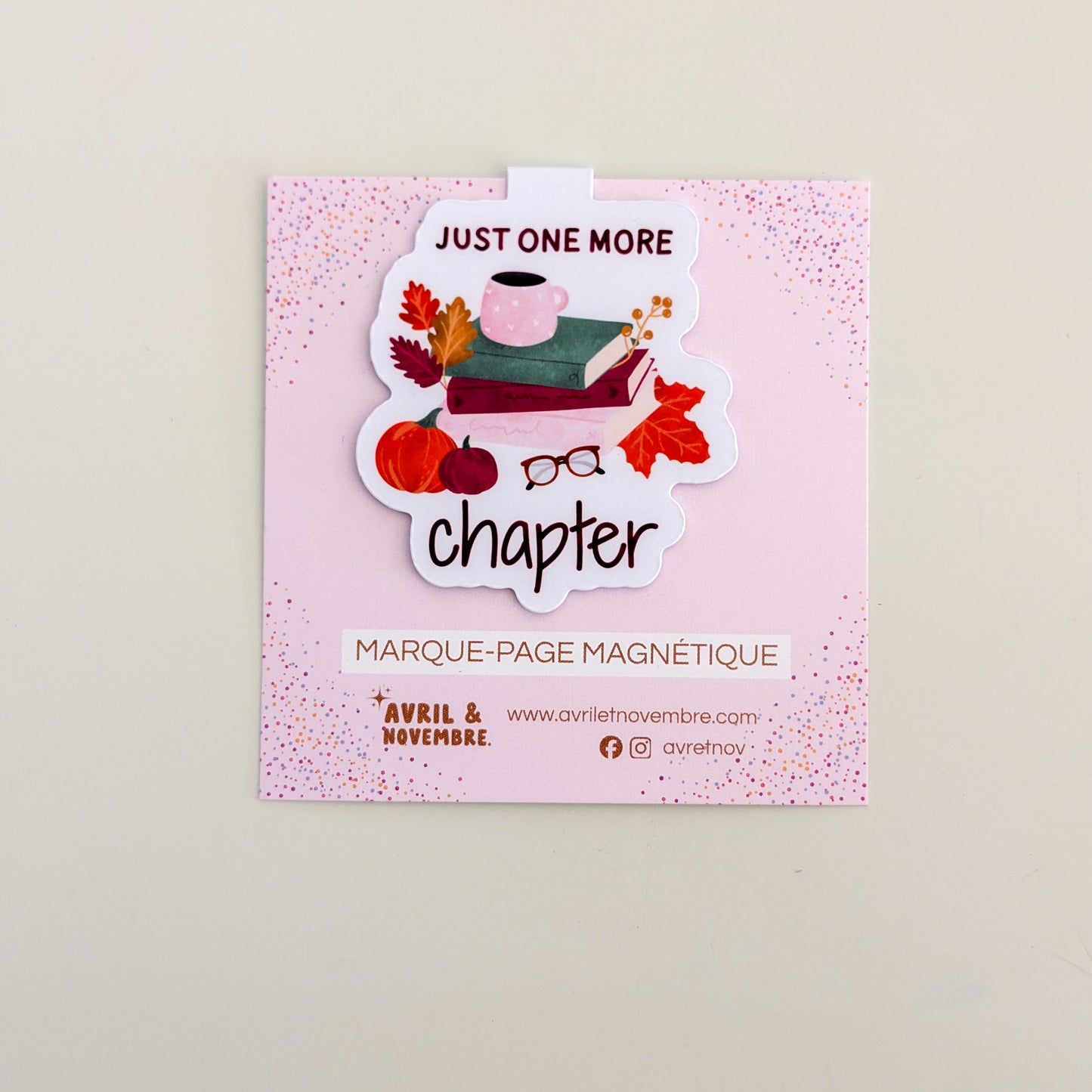 Marque-Page Magnétique – Just one more chapter