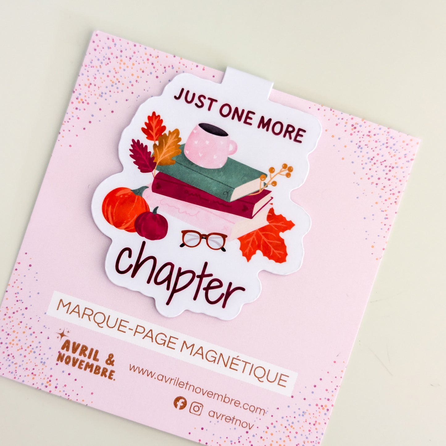 Marque-Page Magnétique – Just one more chapter