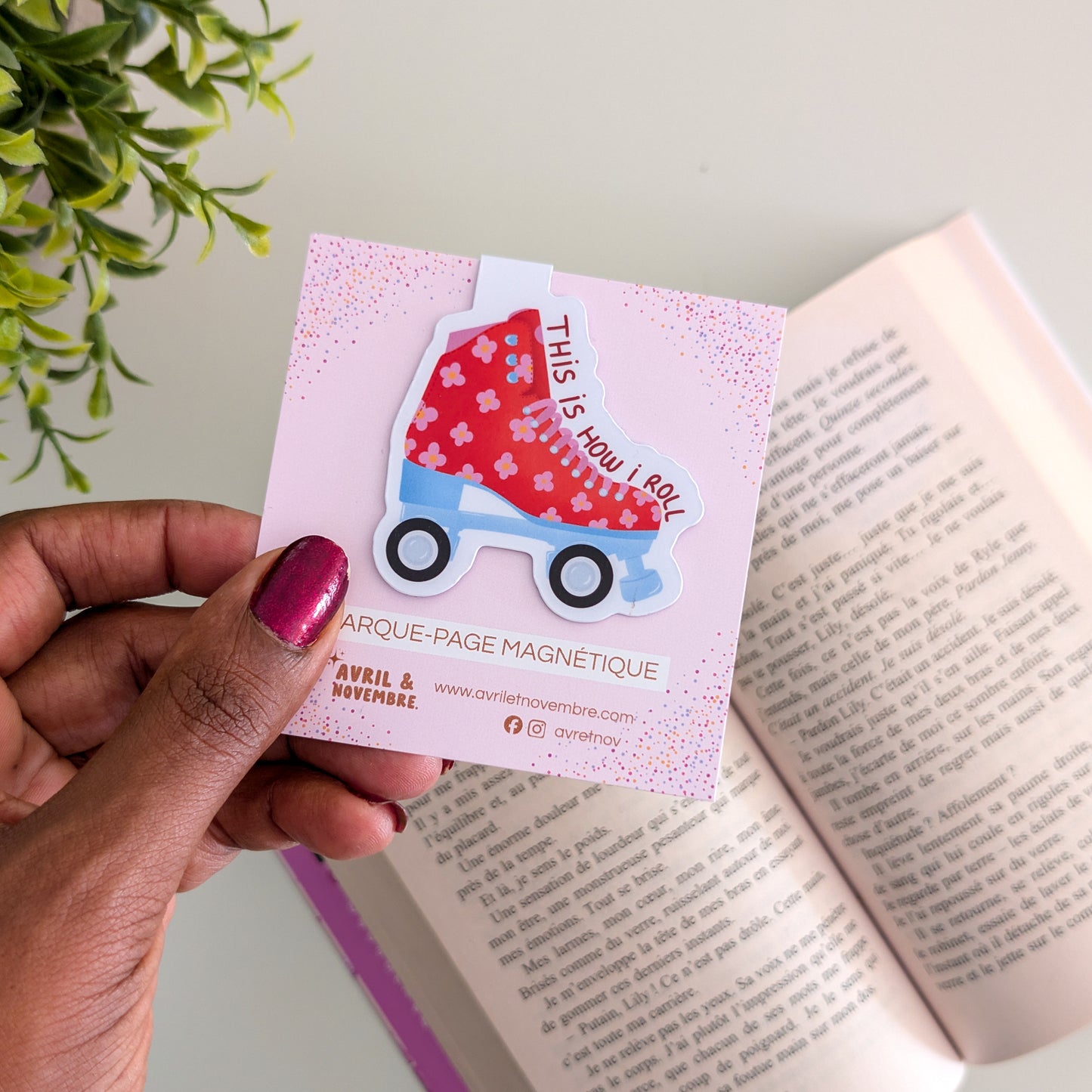 Marque-Page Magnétique – Roller
