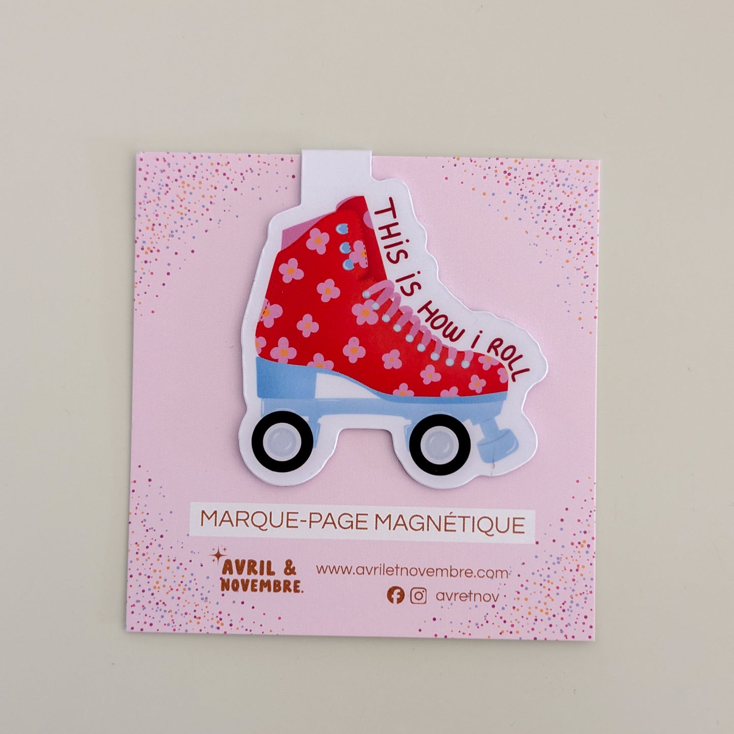 Marque-Page Magnétique – Roller