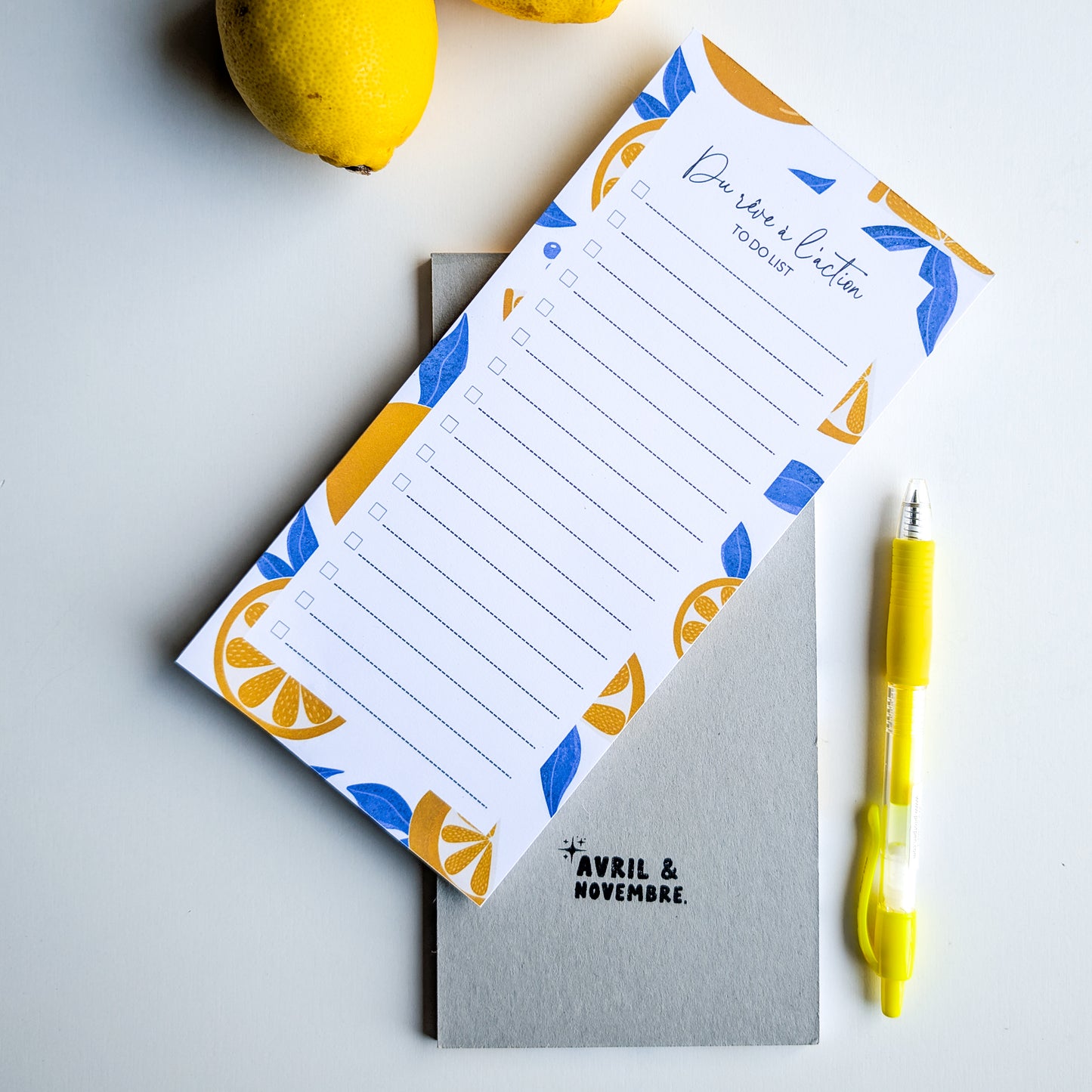 To-Do List 10x21 cm Citrons