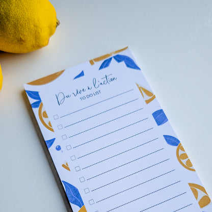 To-Do List 10x21 cm Citrons