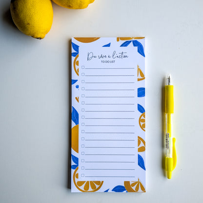 To-Do List 10x21 cm Citrons