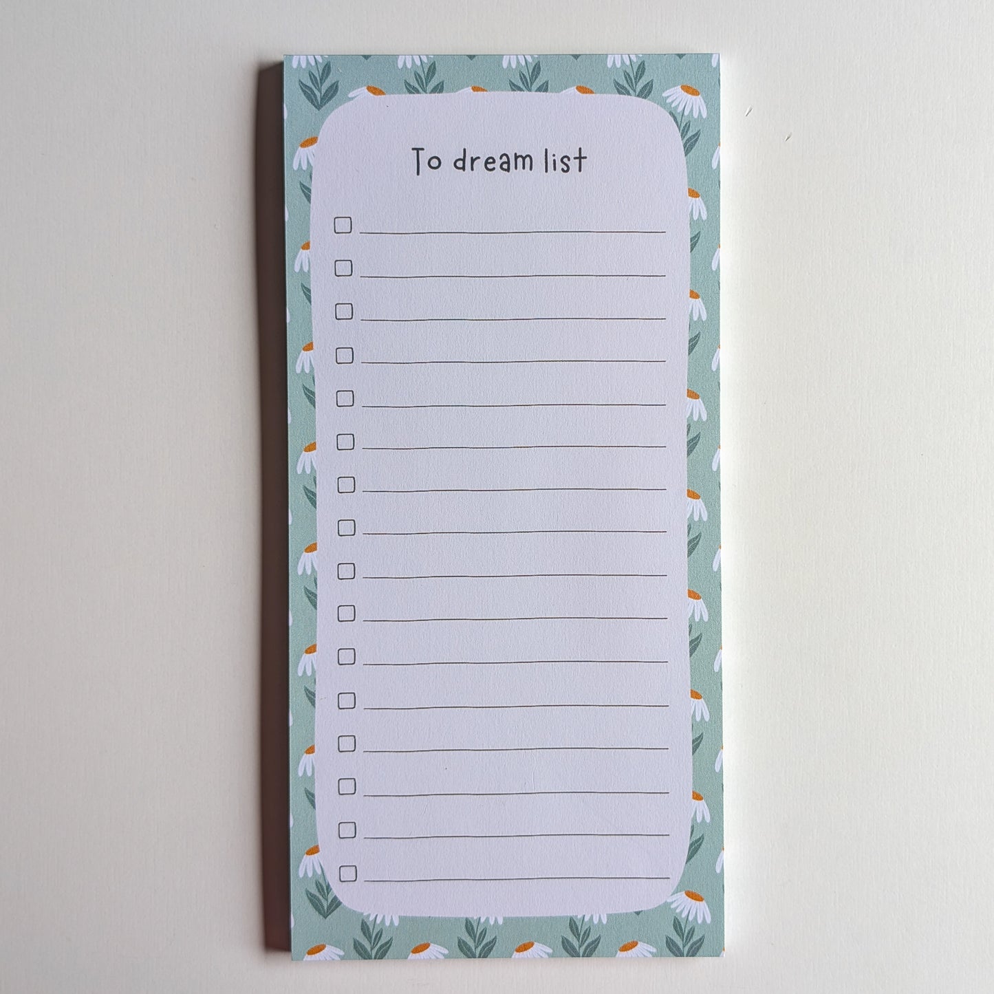 To Dream List 10x21 cm - Marguerites