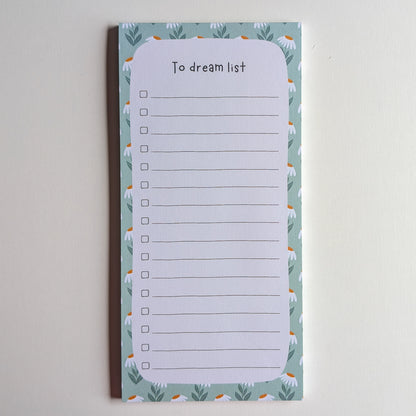 To Dream List 10x21 cm - Marguerites