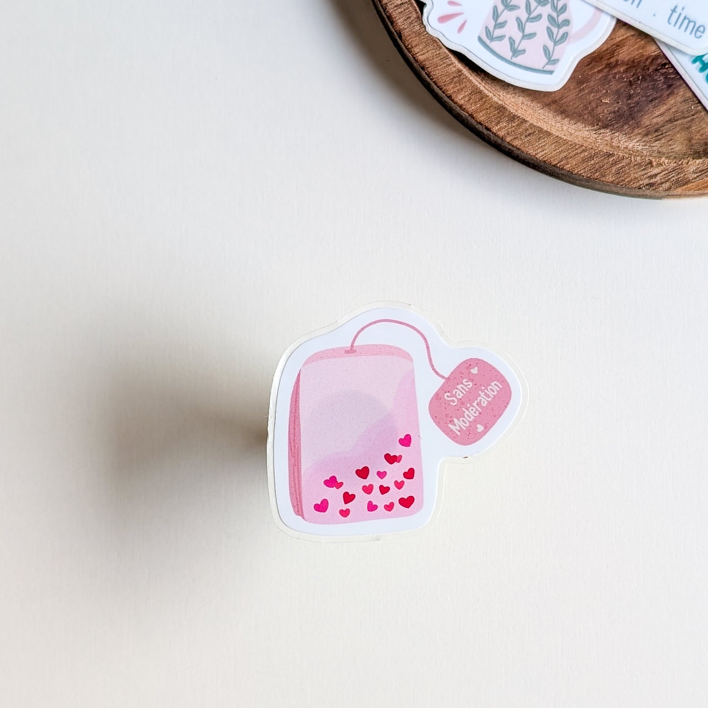 Sticker – Sachet de Thé "Sans Modération"