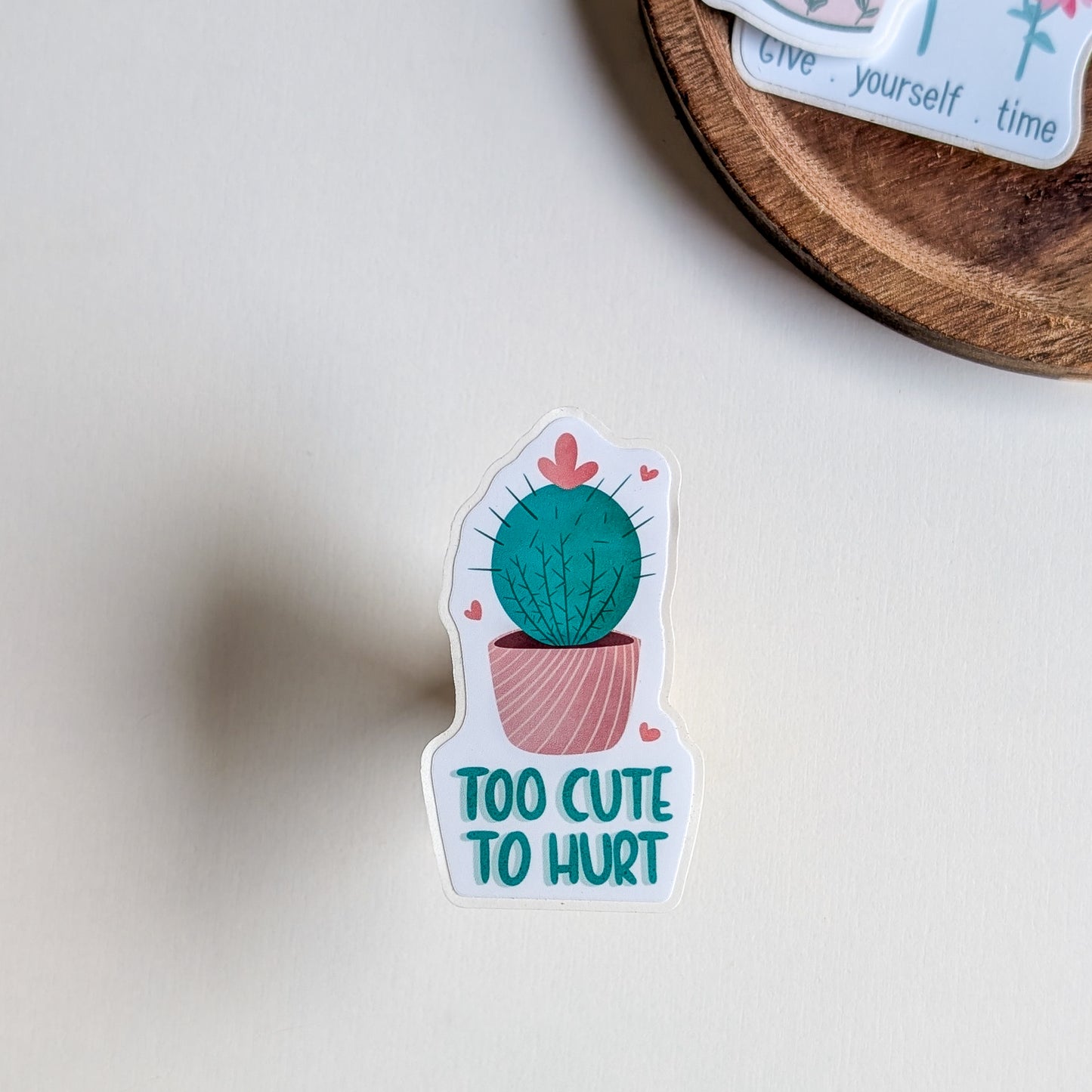 Sticker – Too cute to hurt