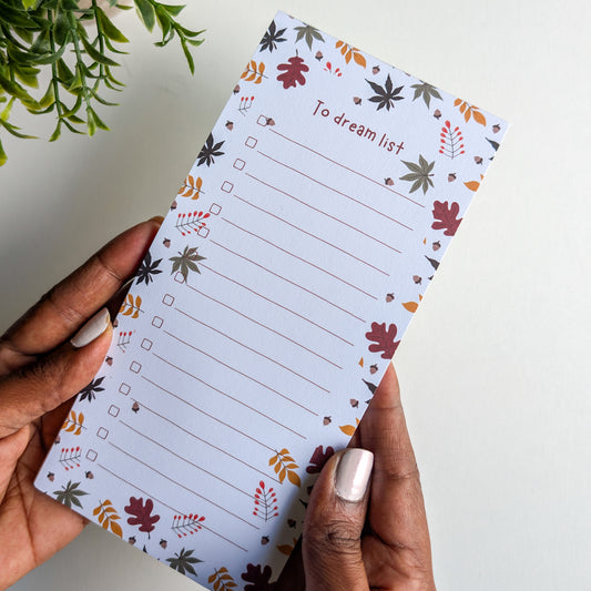 To Dream List 10x21 cm - Automne