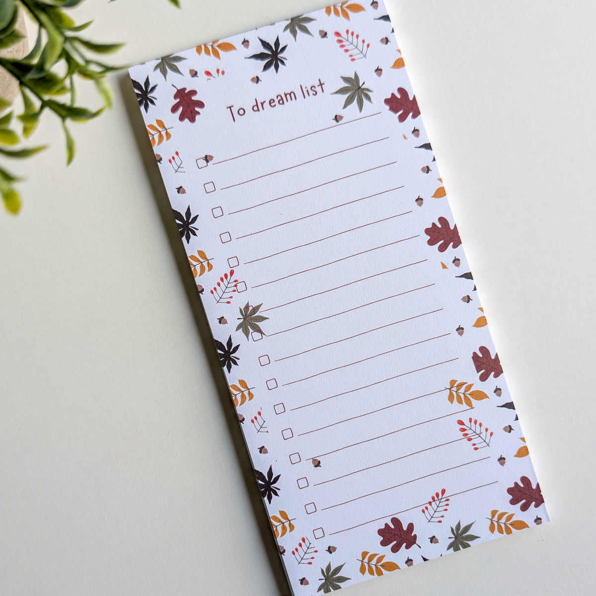 To Dream List 10x21 cm - Automne