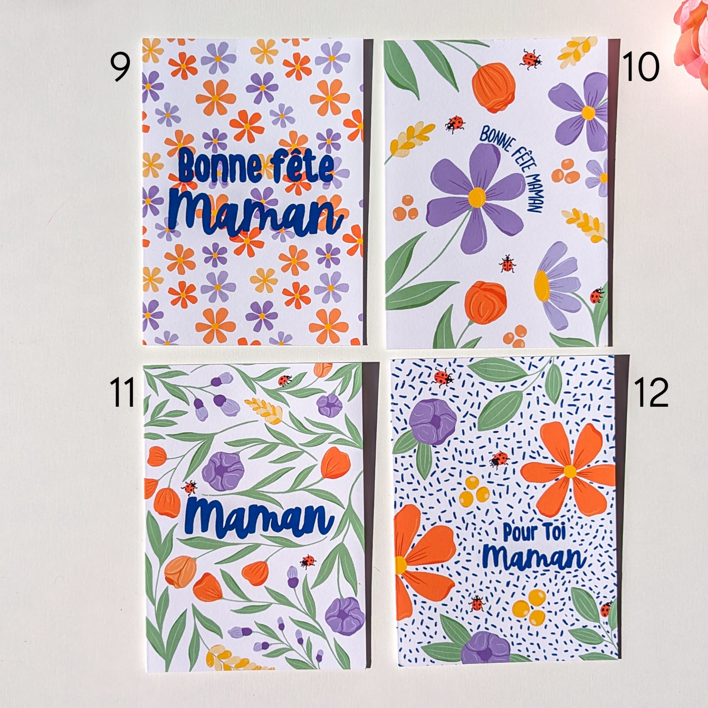 Carte de voeux fête des mères