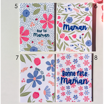 Carte de voeux fête des mères