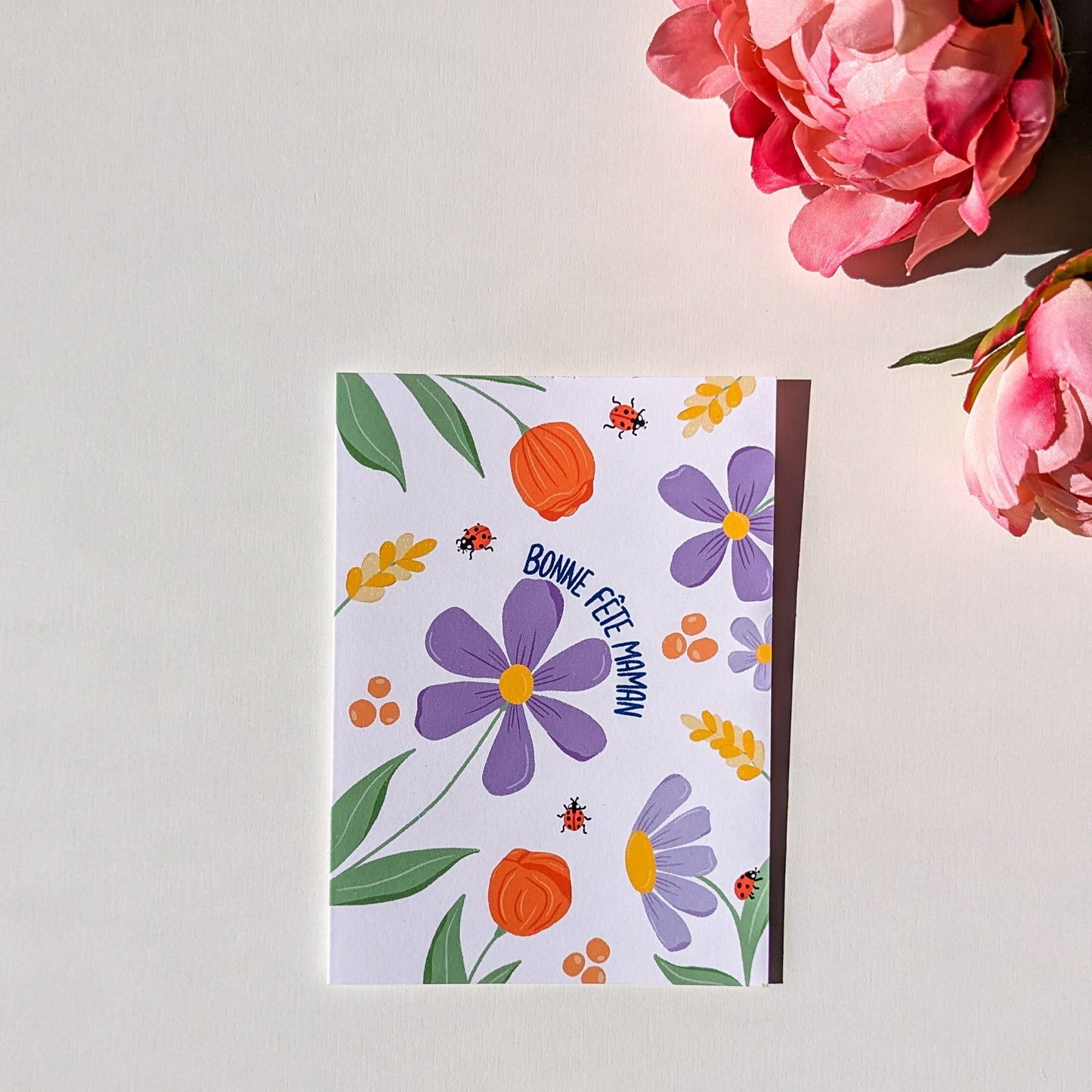 Carte de voeux fête des mères
