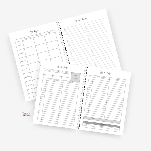 Pages supplémentaires pour planner