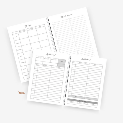 Bundle pages budget + repas