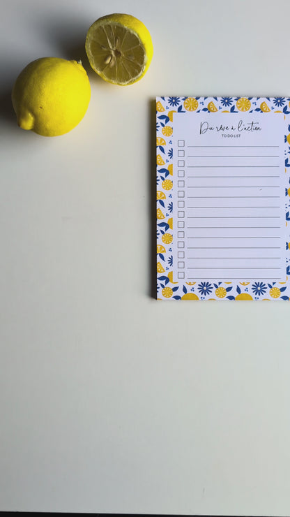 To-Do Liste A5 - Citrons