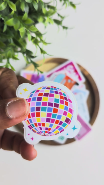 Sticker – Boule à facettes
