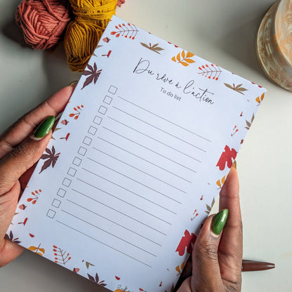 To-Do List A5 Automne