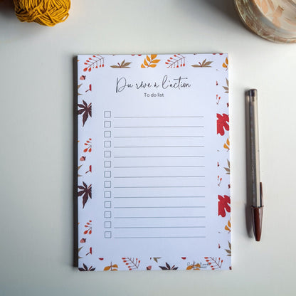 To-Do List A5 Automne