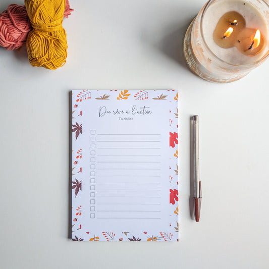 To-Do List A5 Automne